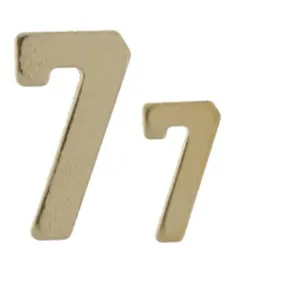 14KY & 14KW Block Numeral 8.0mm #7