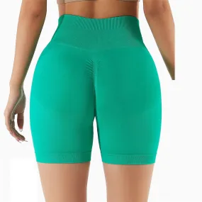 6 Colors High Waist Yoga Short Women Seamless Gym Running Shorts Push Up Scrunch Butt Sports Shorts Yoga Clothing Female A085