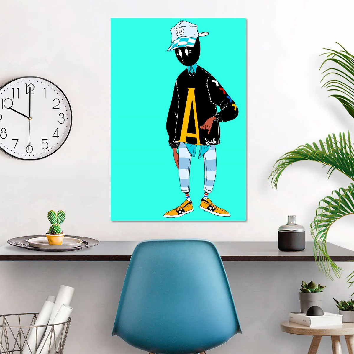A Doodle Insta Wall Art