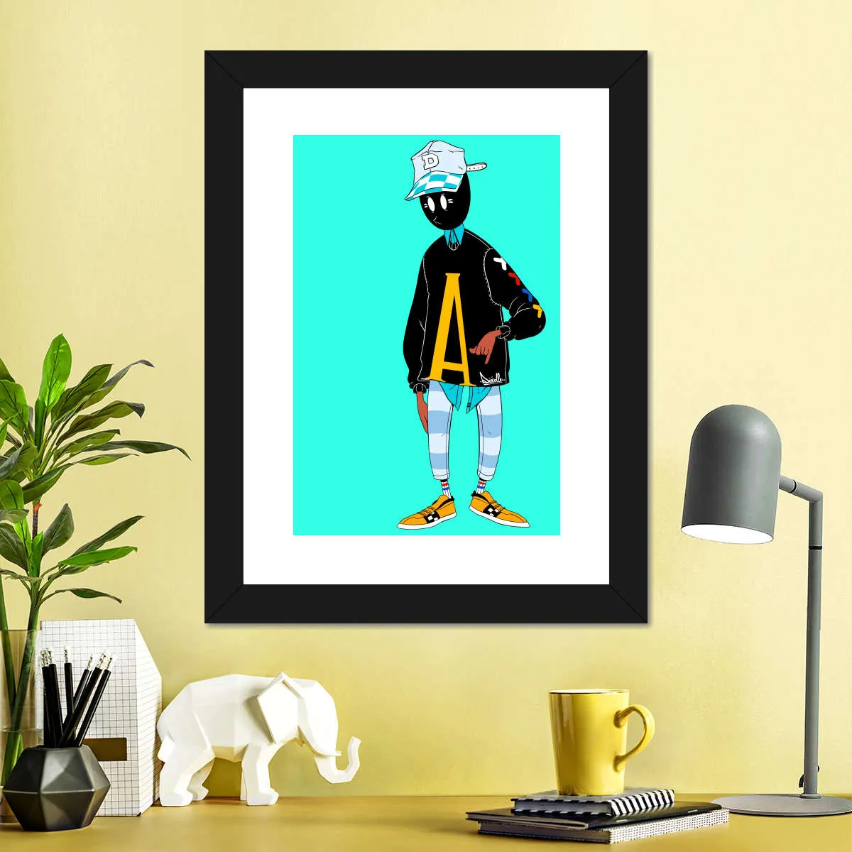 A Doodle Insta Wall Art