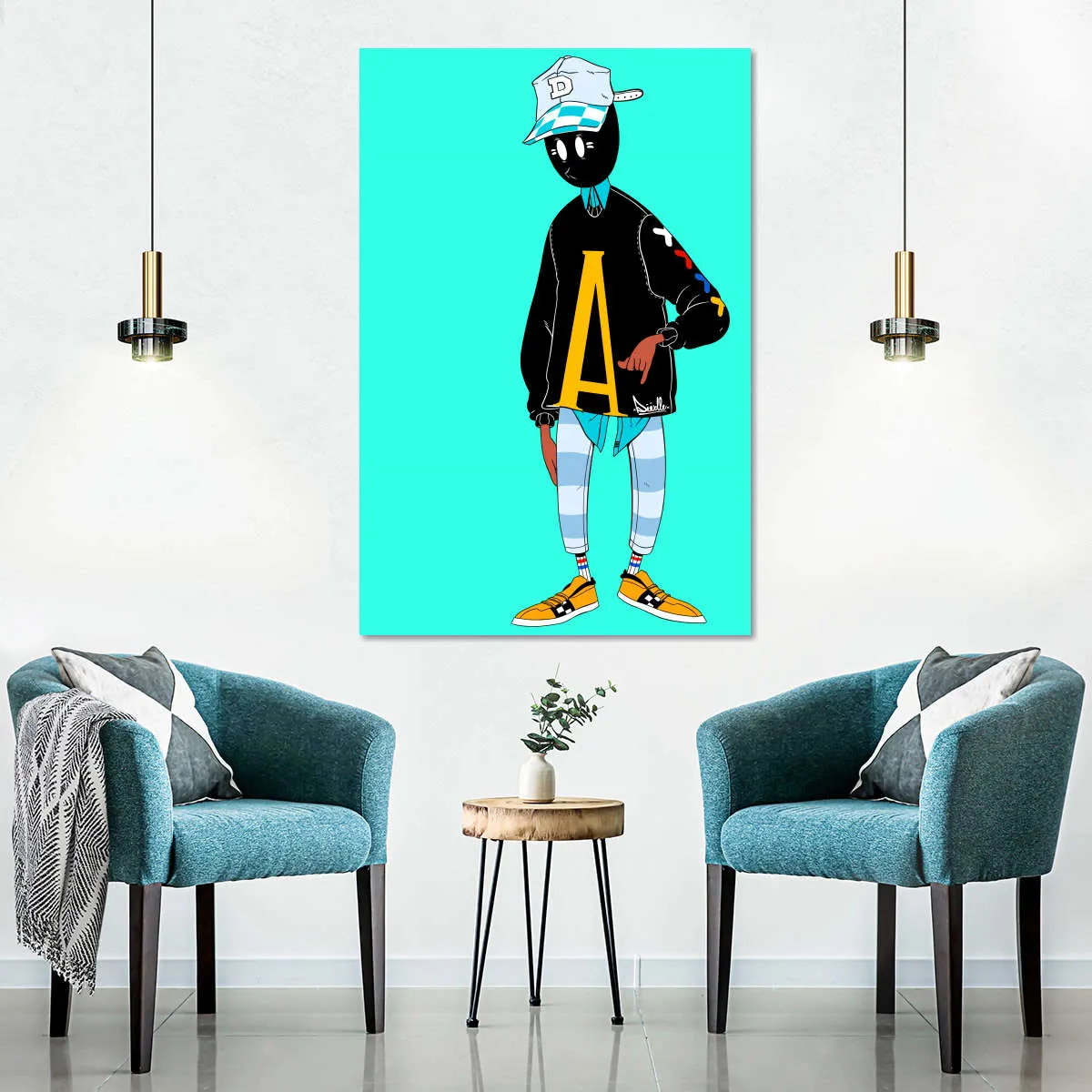 A Doodle Insta Wall Art