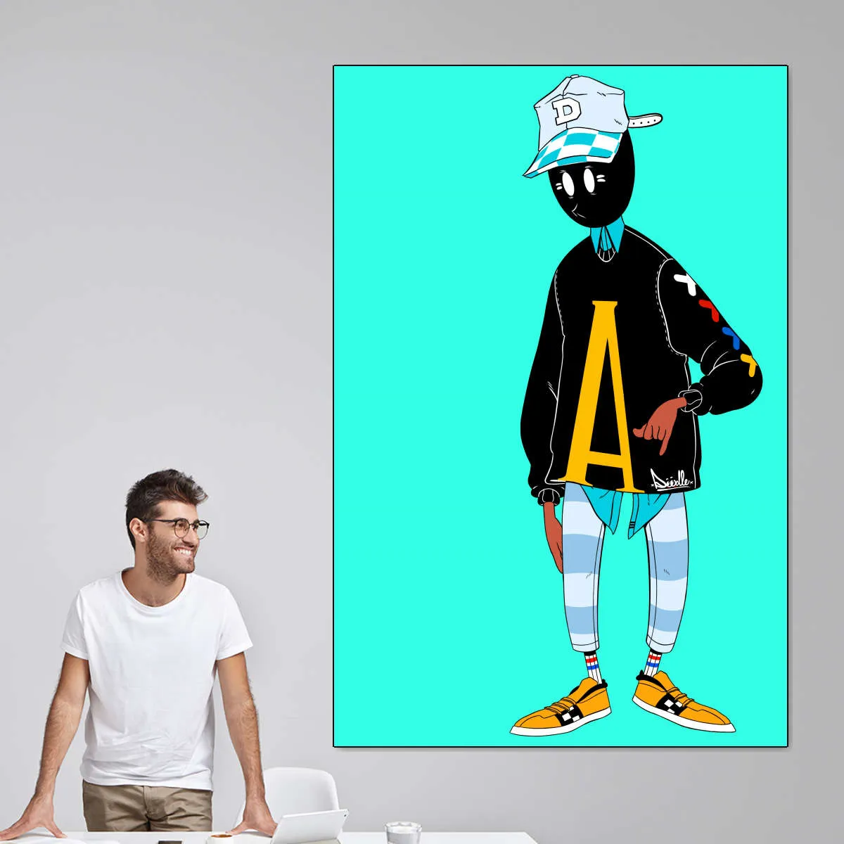A Doodle Insta Wall Art