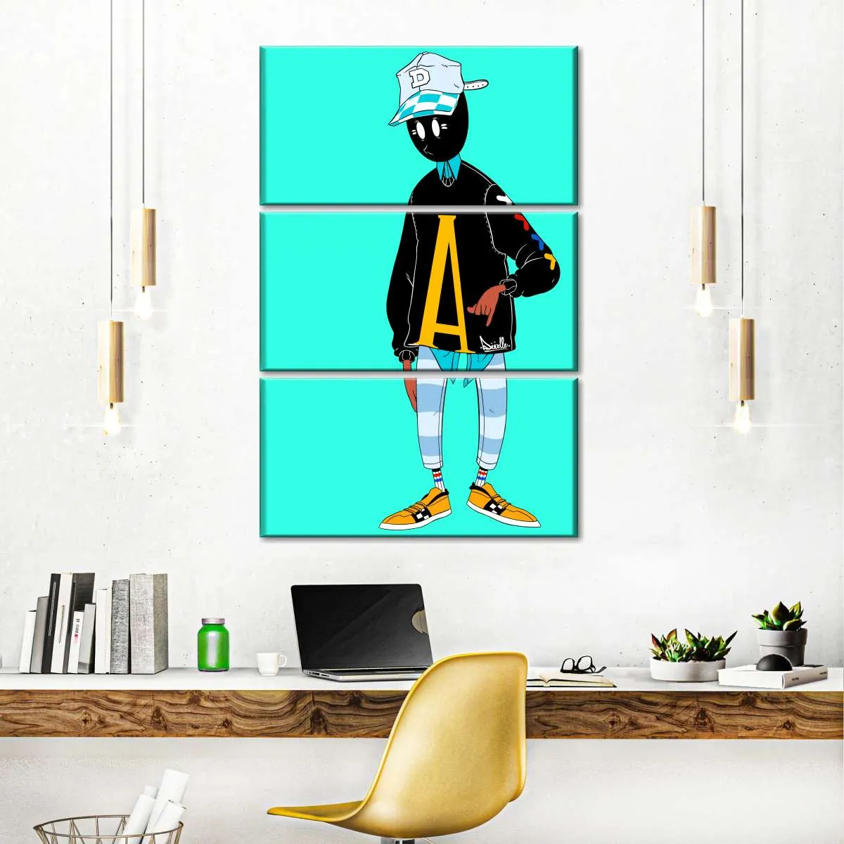 A Doodle Insta Wall Art