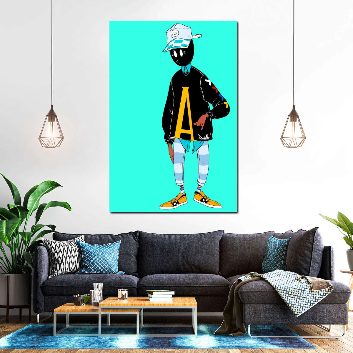 A Doodle Insta Wall Art