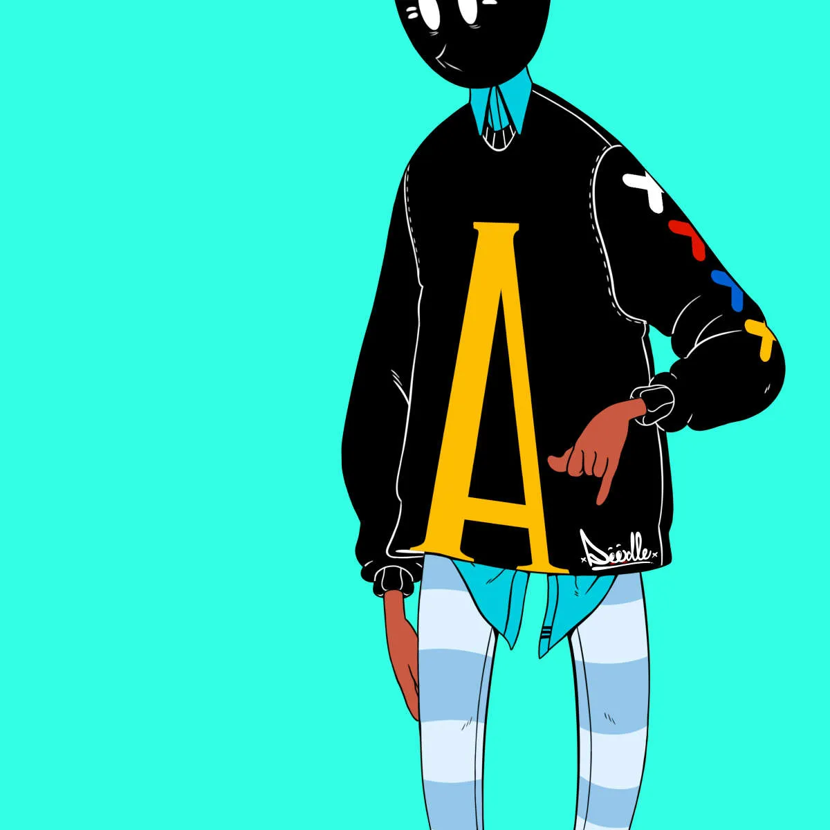 A Doodle Insta Wall Art