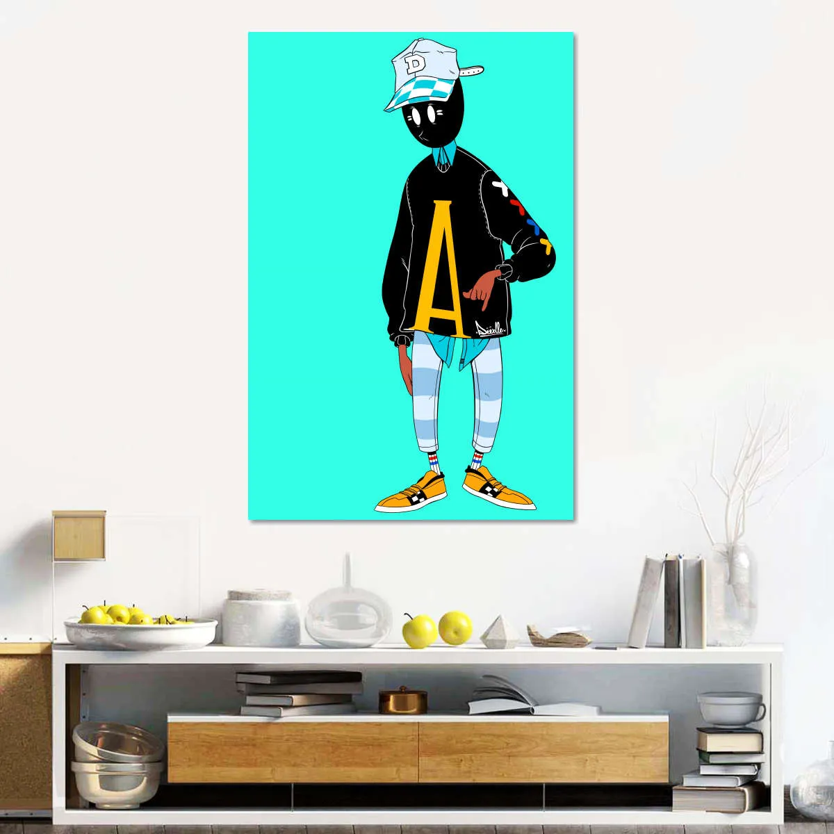 A Doodle Insta Wall Art
