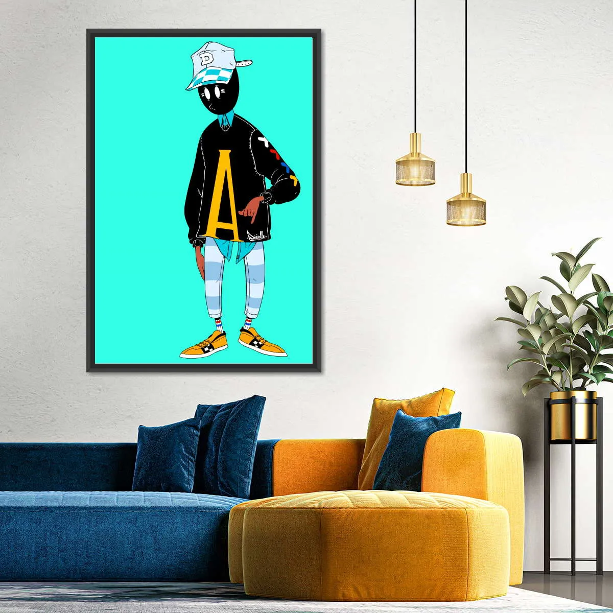 A Doodle Insta Wall Art