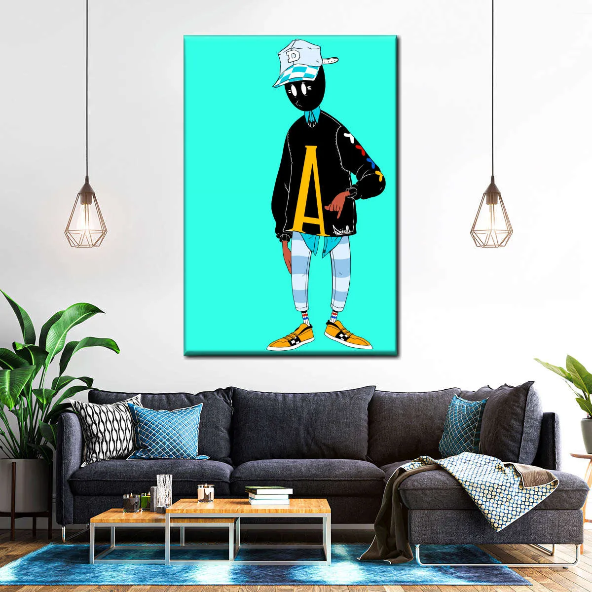 A Doodle Insta Wall Art