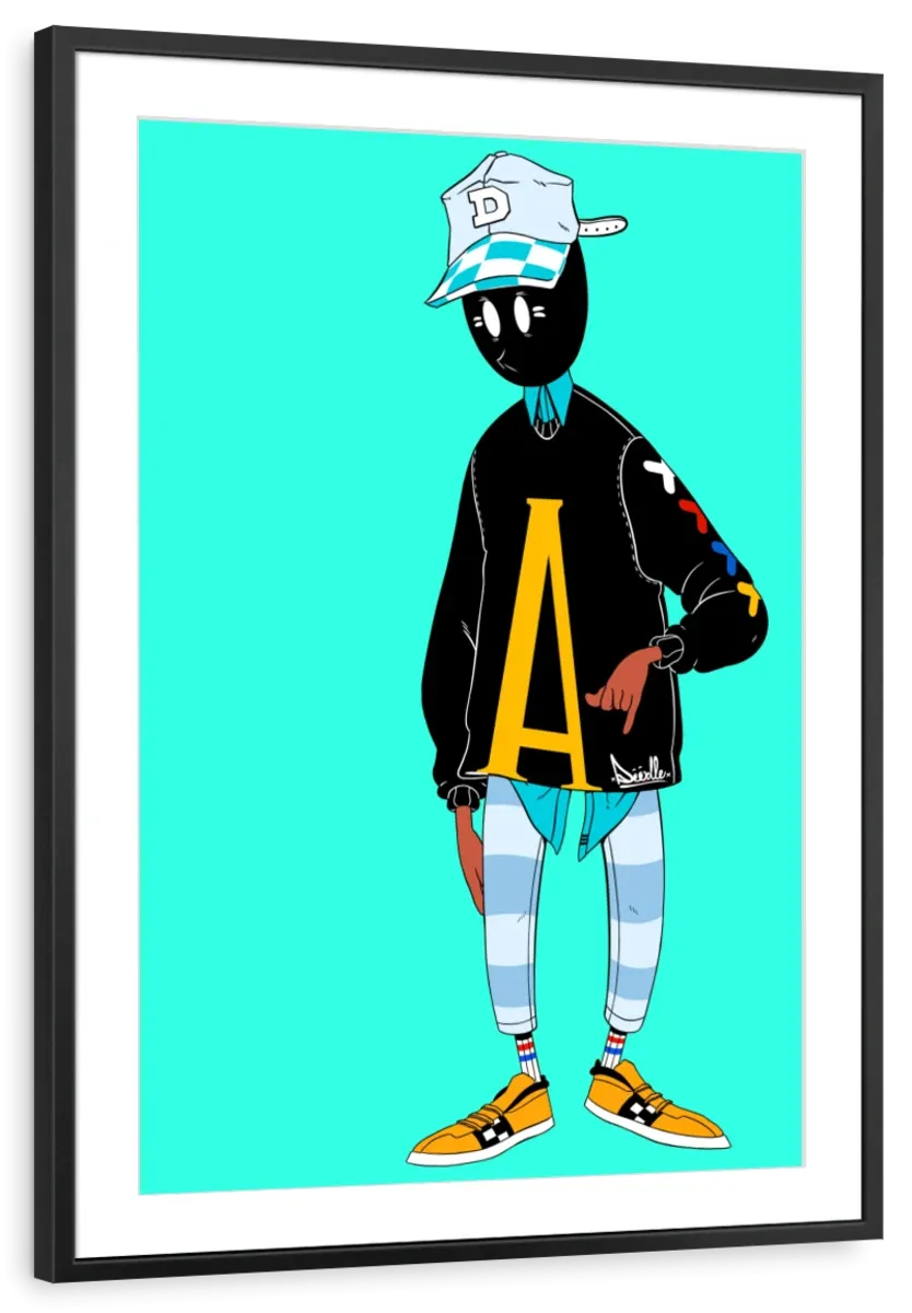 A Doodle Insta Wall Art
