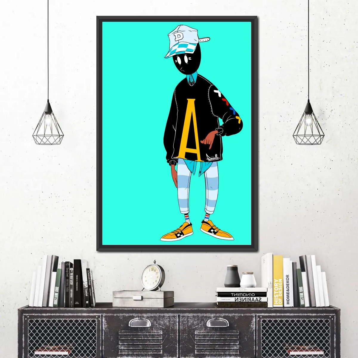 A Doodle Insta Wall Art