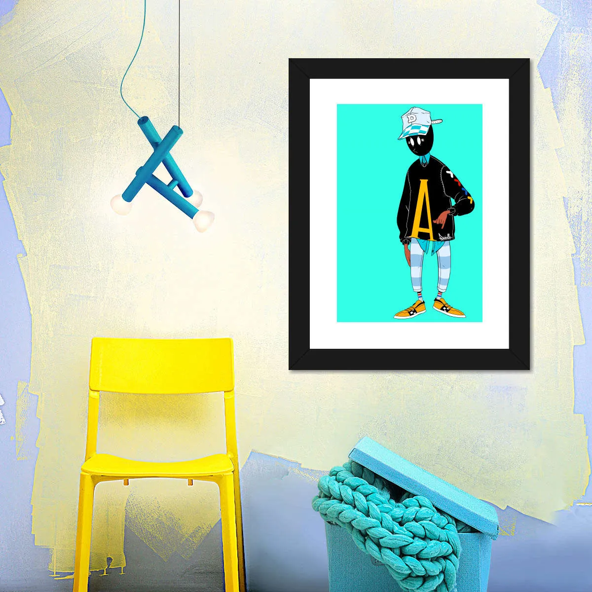 A Doodle Insta Wall Art