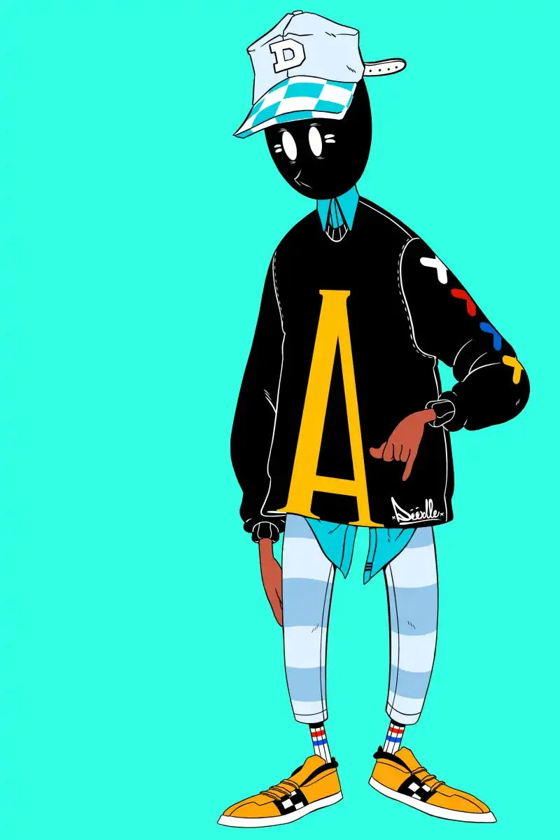 A Doodle Insta Wall Art