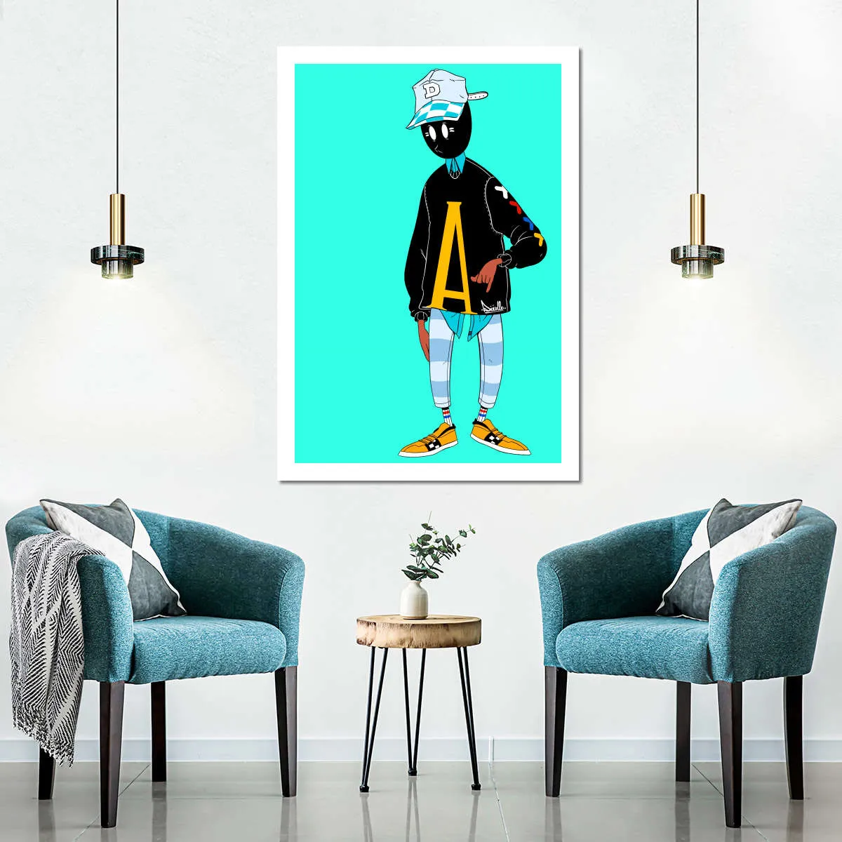 A Doodle Insta Wall Art