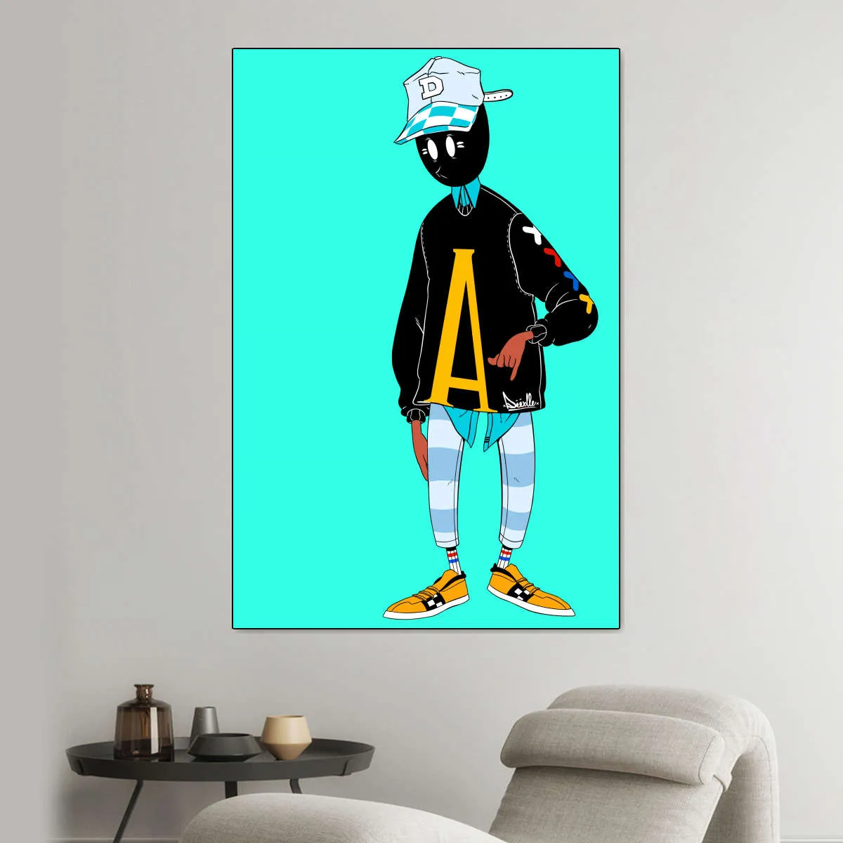 A Doodle Insta Wall Art