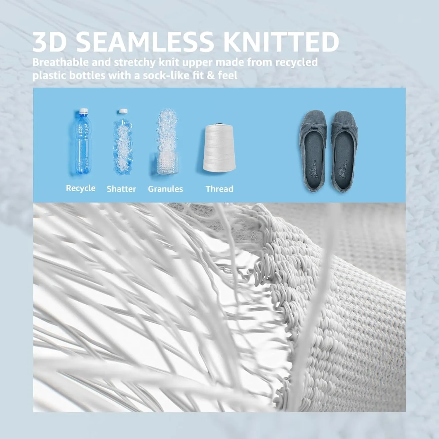 Bacia Women Flats Shoes Comfortable Washable Casual Ballet Flats