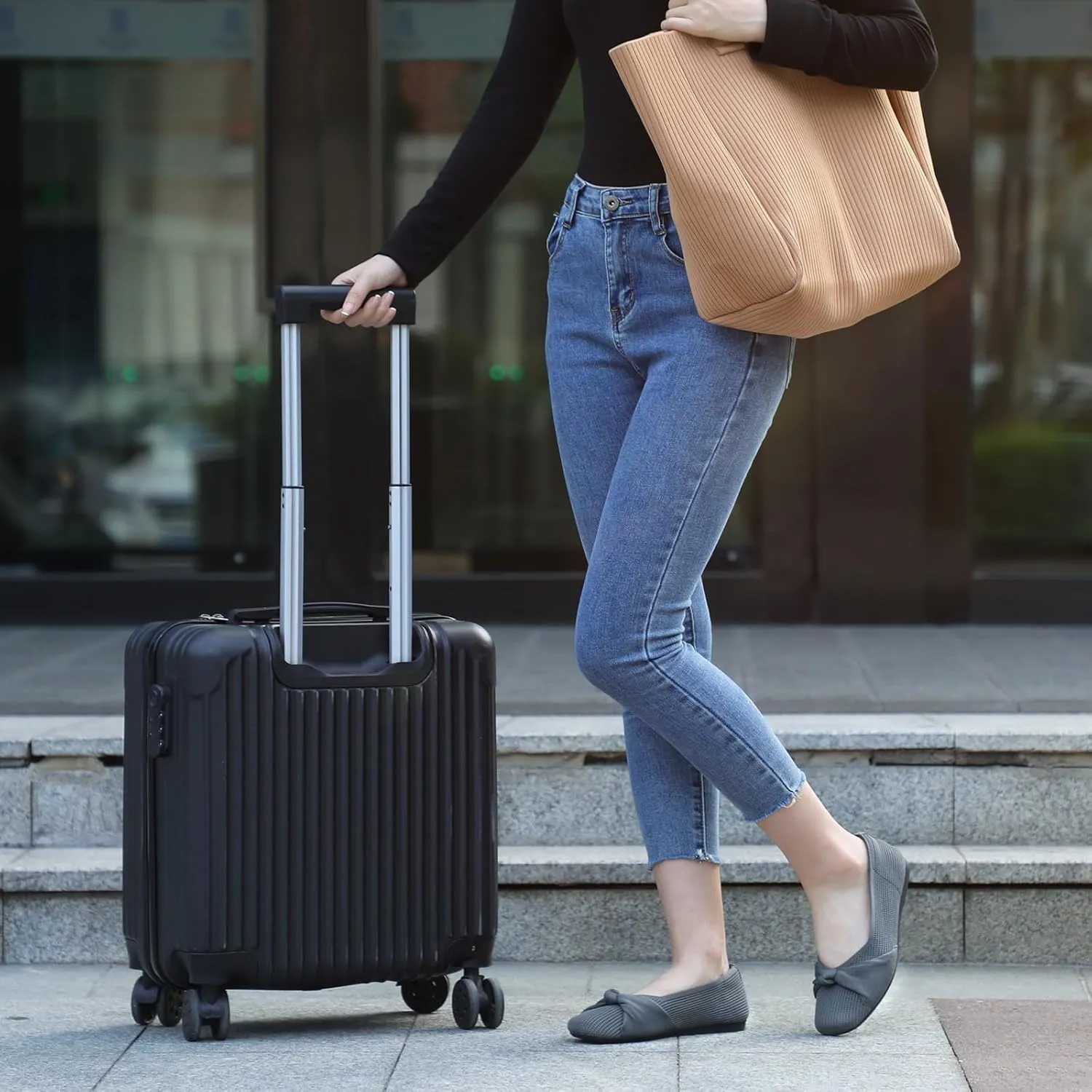 Bacia Women Flats Shoes Comfortable Washable Casual Ballet Flats