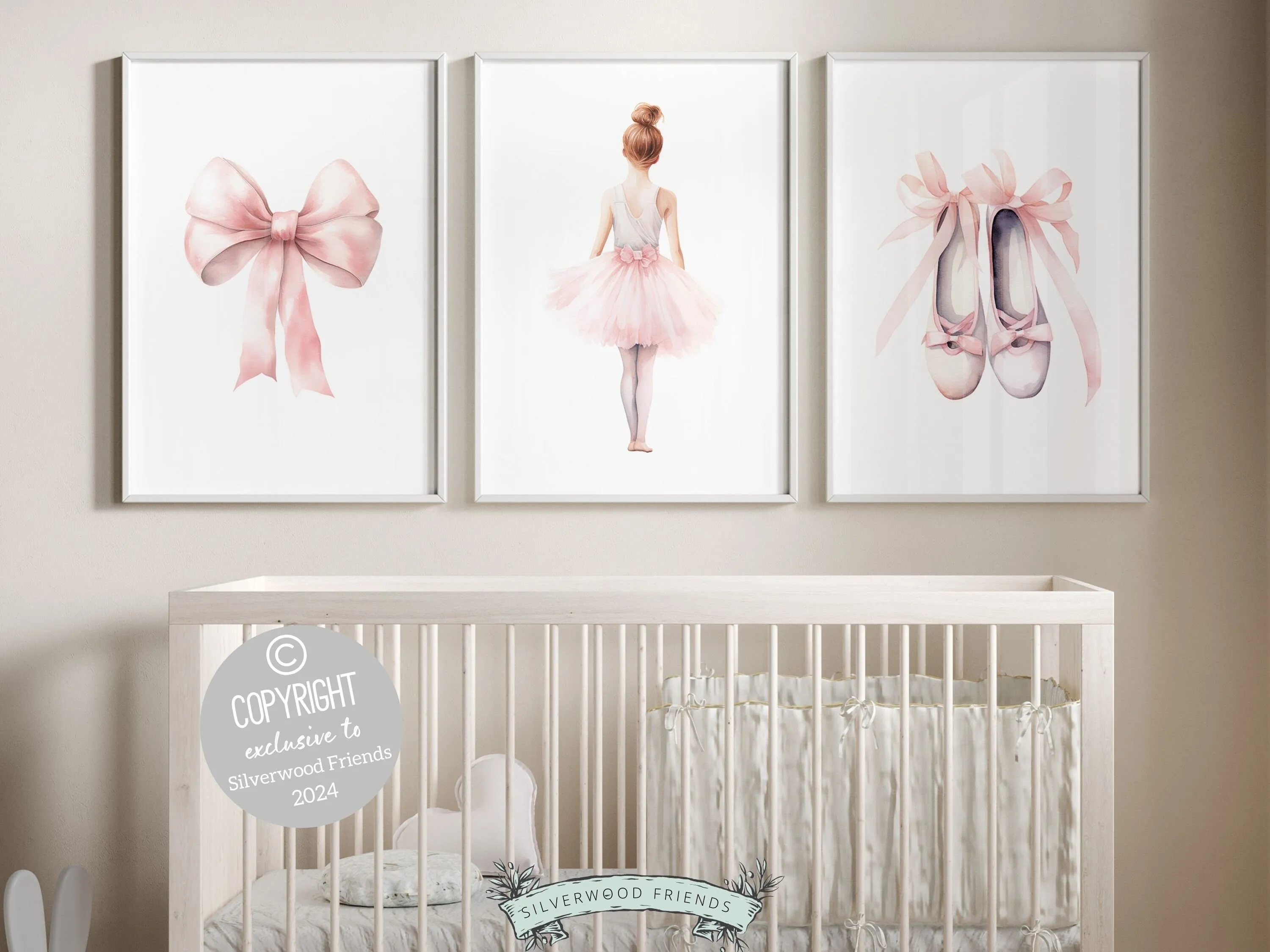Ballet Nursery Prints - Set 7