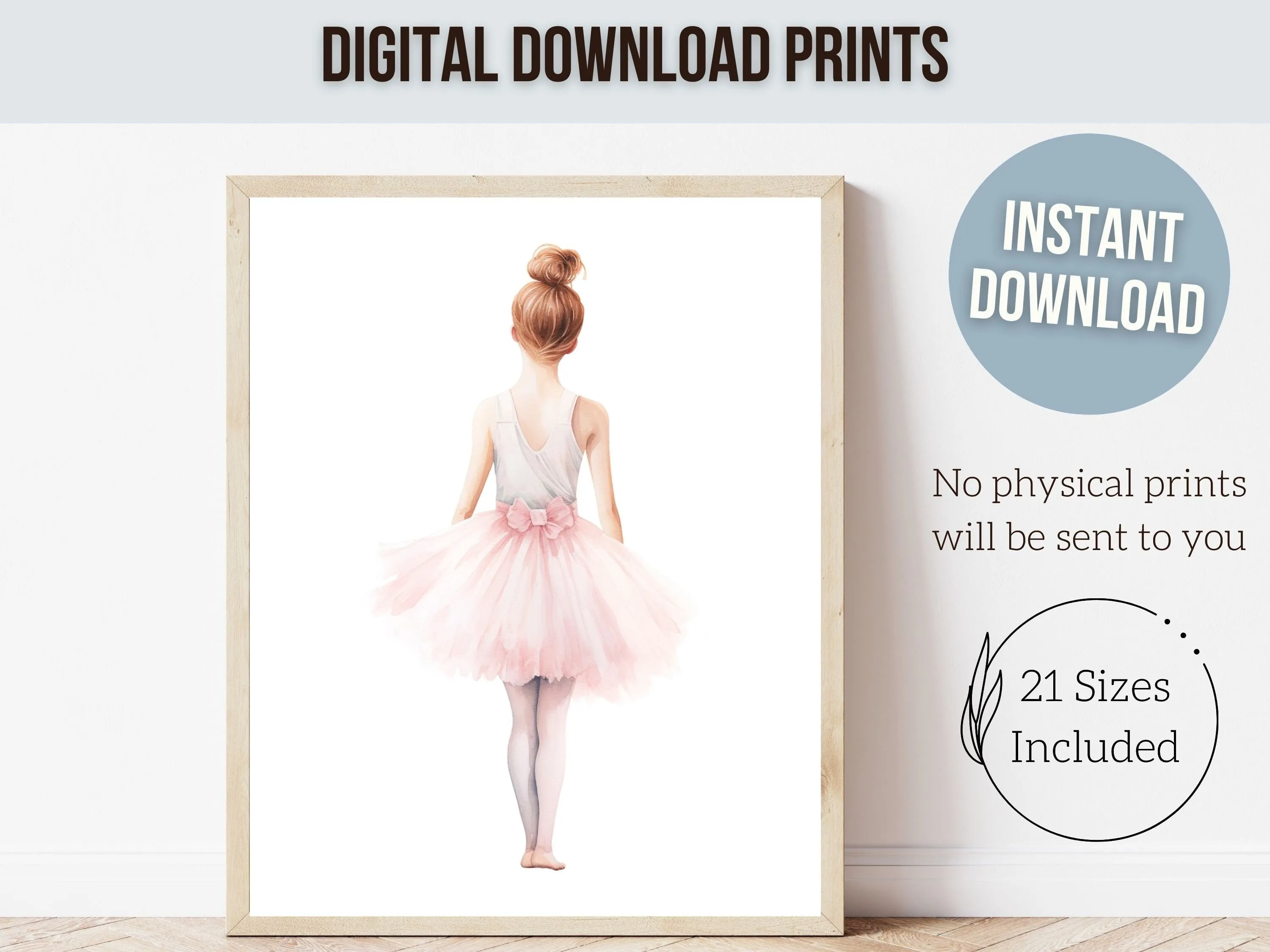 Ballet Nursery Prints - Set 7