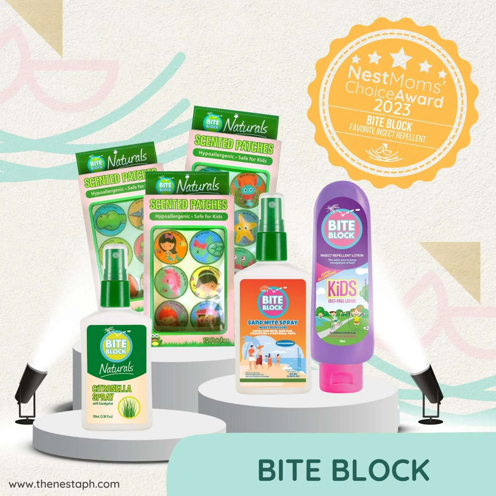 Bite Block Scented Patches 12's