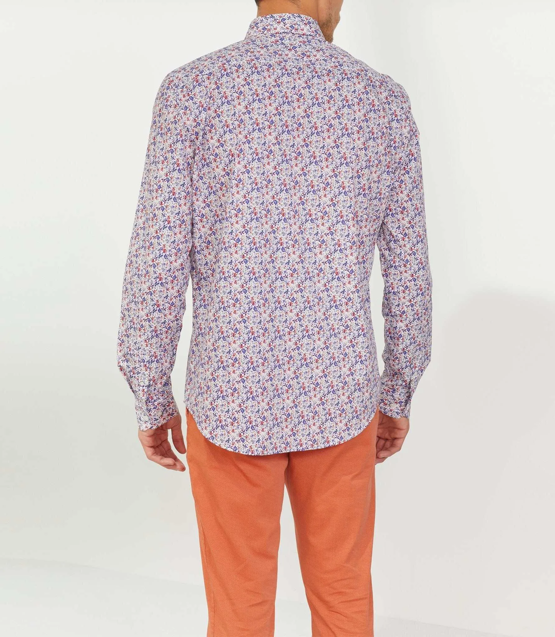 Chemise casual violette "Tigrane"