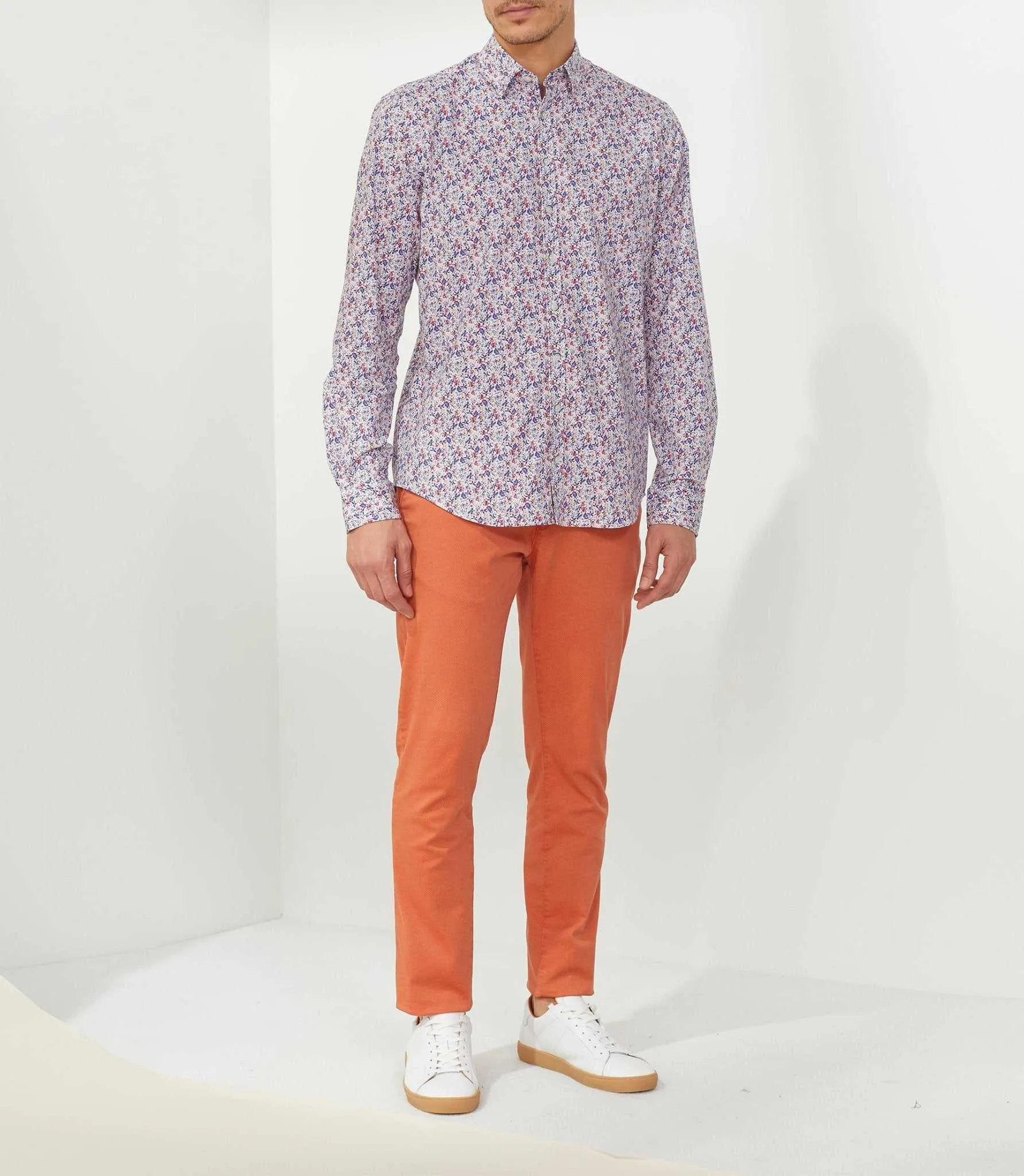 Chemise casual violette "Tigrane"