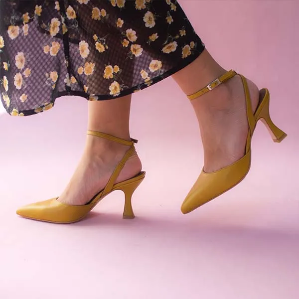 Cinderella Marigold | Leather pump
