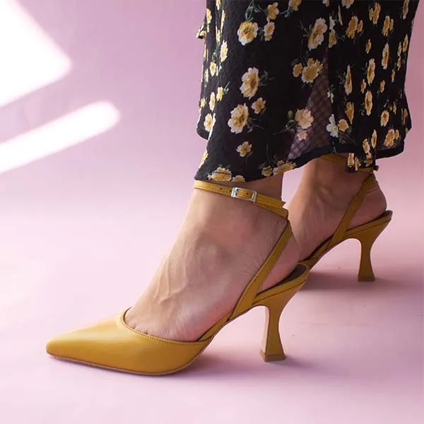 Cinderella Marigold | Leather pump