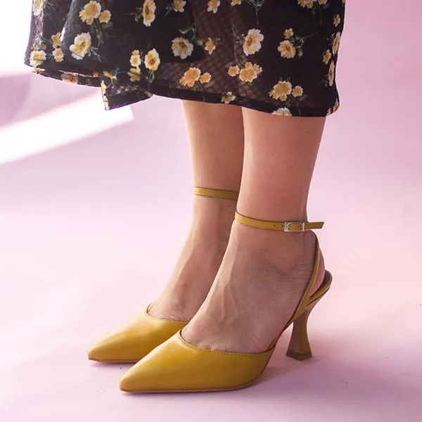 Cinderella Marigold | Leather pump