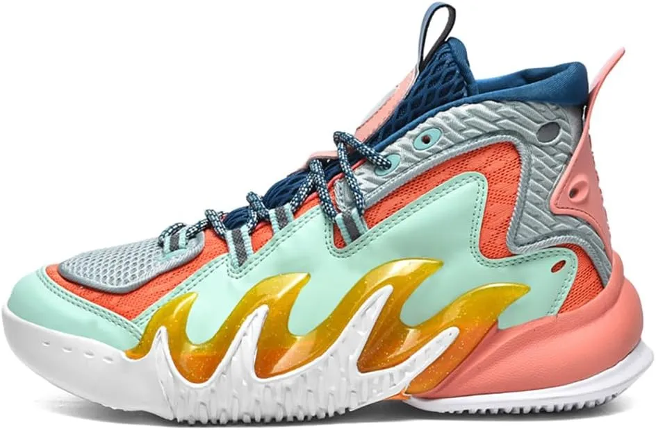 Men's High - Top Non - Slip Breathable Basketball Shoes - Professional Performance Sports Boots