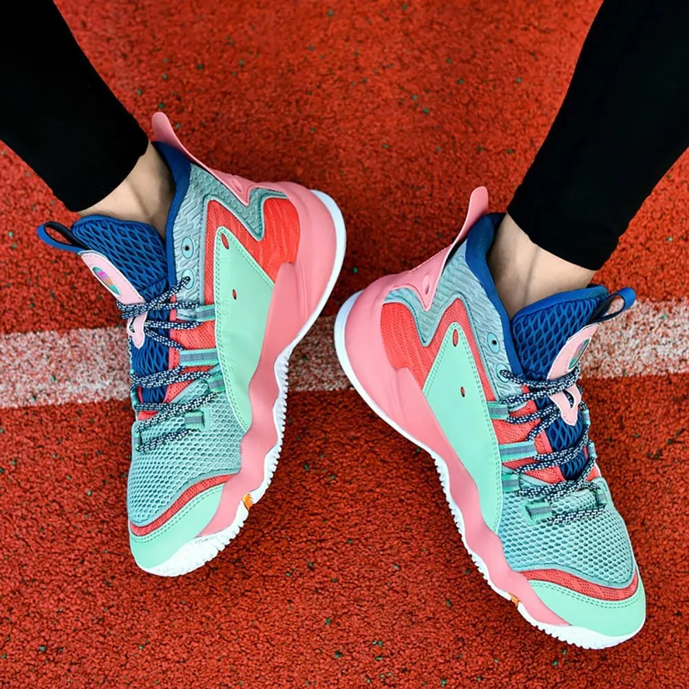 Men's High - Top Non - Slip Breathable Basketball Shoes - Professional Performance Sports Boots