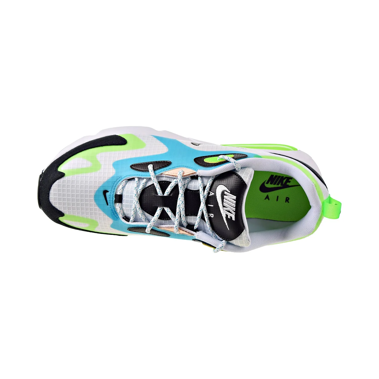 Nike Air Max 200 SE Men's Shoes White-Black-Electric Green