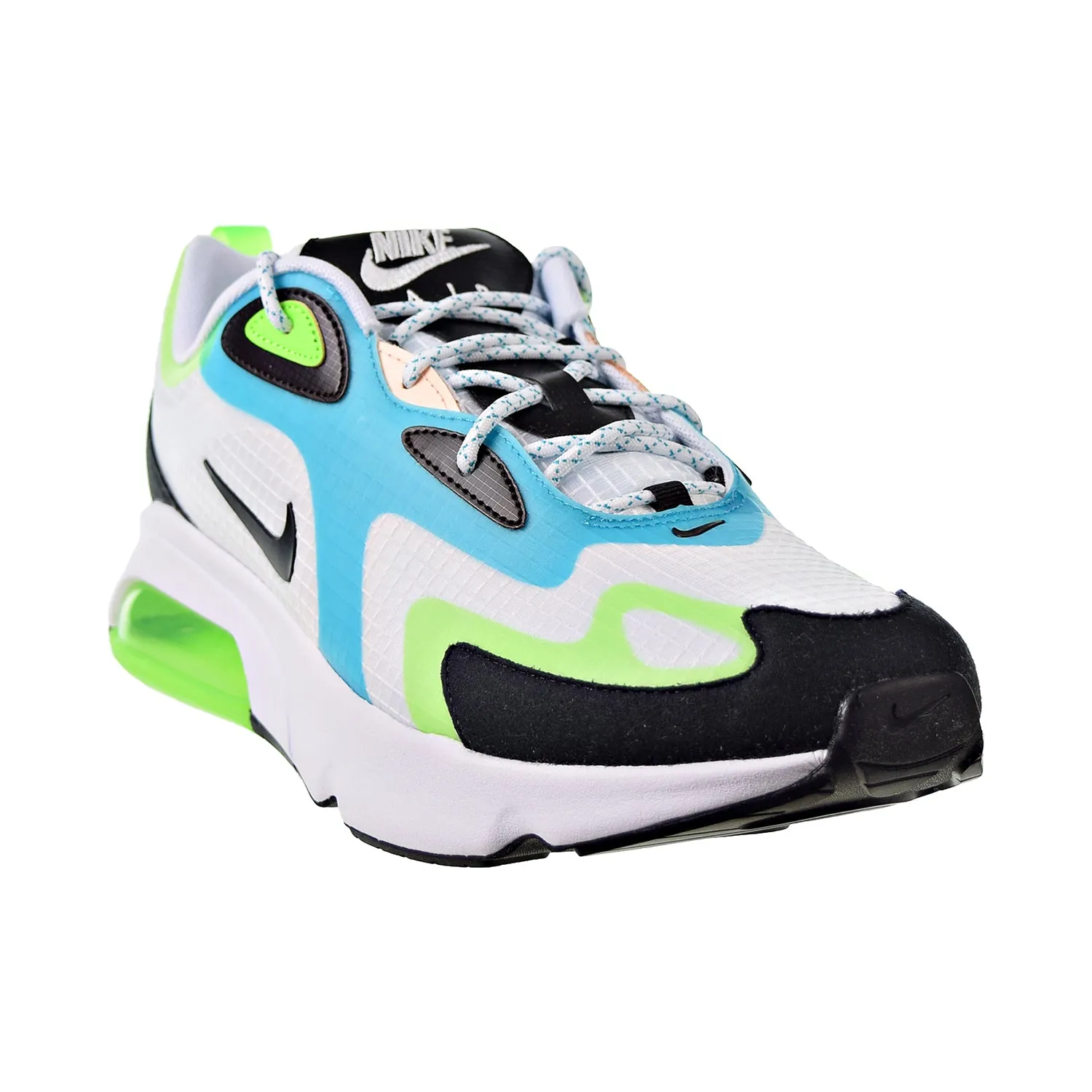 Nike Air Max 200 SE Men's Shoes White-Black-Electric Green