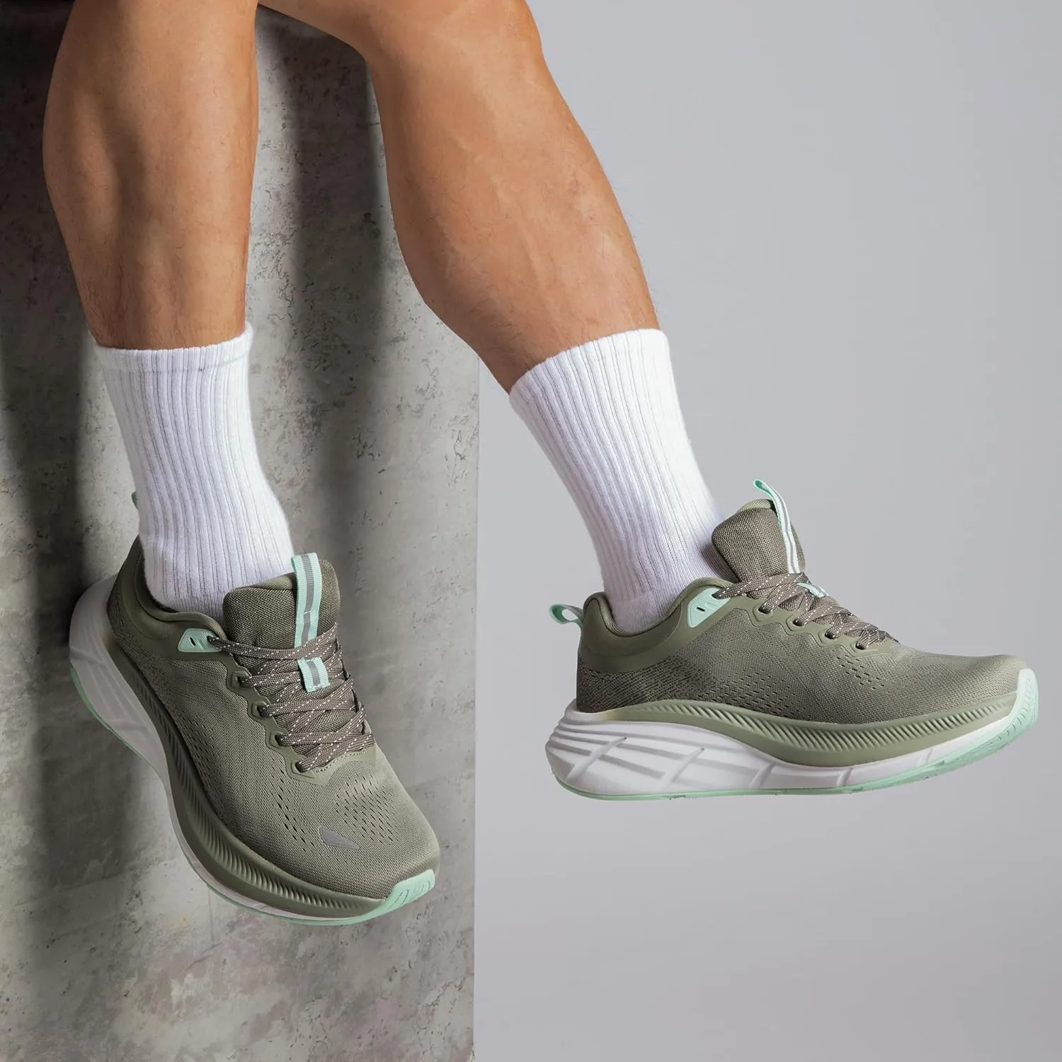 NORTIV 8 Men's Walking Shoes Running Tennis Cushioning ActiveBreeze Non Slip Athletic Gym Workout Comfortable Fashion Sneakers