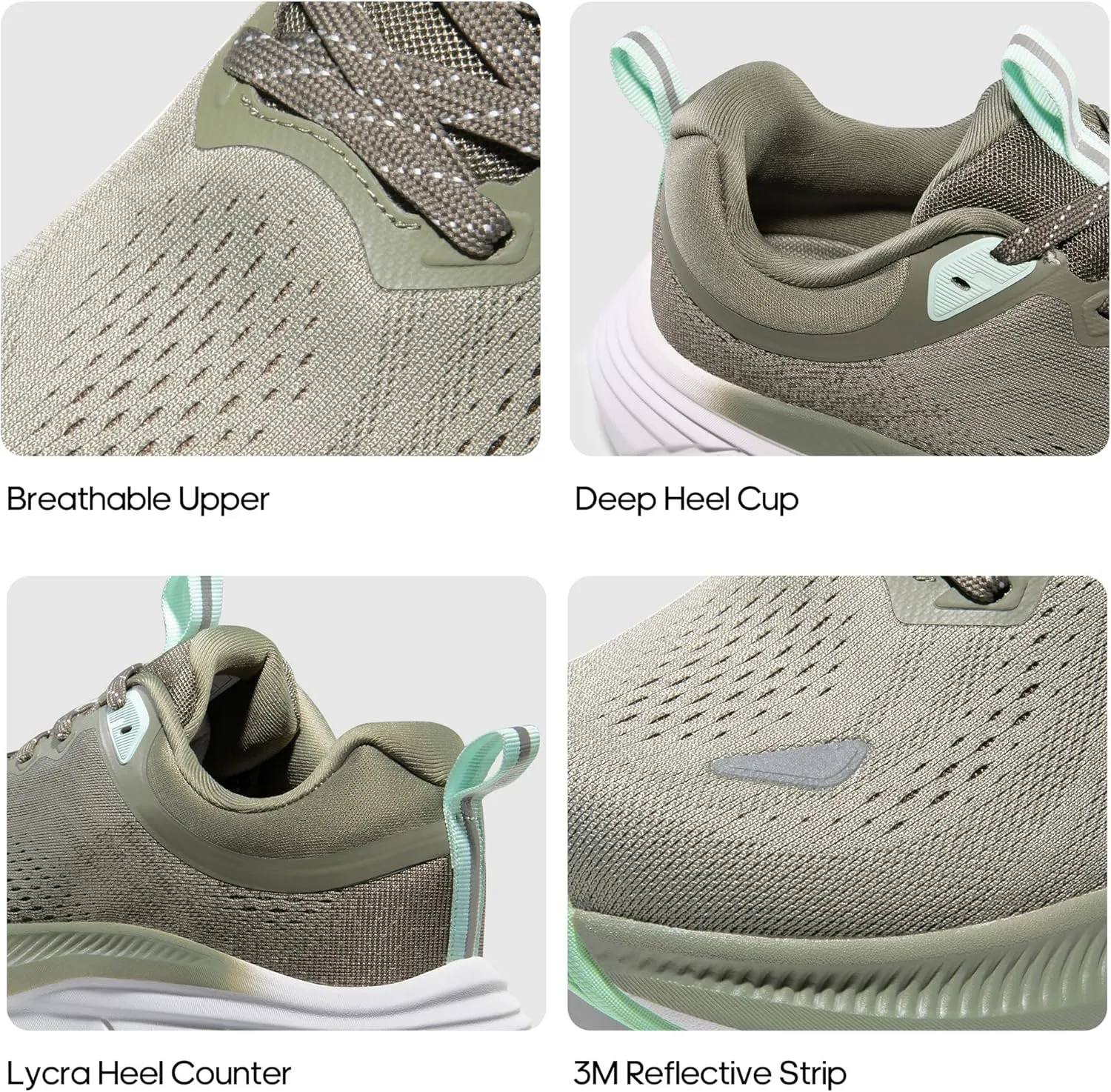 NORTIV 8 Men's Walking Shoes Running Tennis Cushioning ActiveBreeze Non Slip Athletic Gym Workout Comfortable Fashion Sneakers