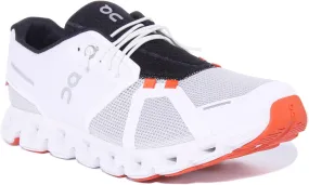 On Running Cloud 5 Push Men's Lace Up Athletic Trainers (White, US 7)