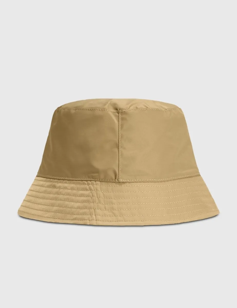 Palm Angels Classic Logo Bucket Hat Beige