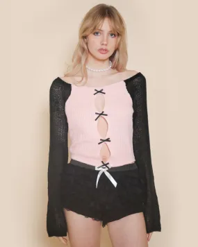 Pink Ballet Knit Top