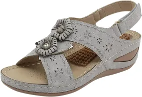 SBGMoSJ Orthopedic Low Heels for Women Dressy White Summer Sandals Women Women Summer Shoes 10 Hiking Sandals Women Low Heels for Women Heels for Wide Feet Women