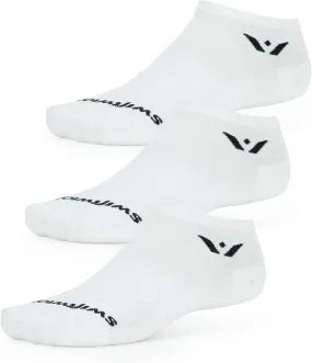 Swiftwick - PERFORMANCE No Show (3 Pairs) Running & Golf Socks, Cushioned No-Show