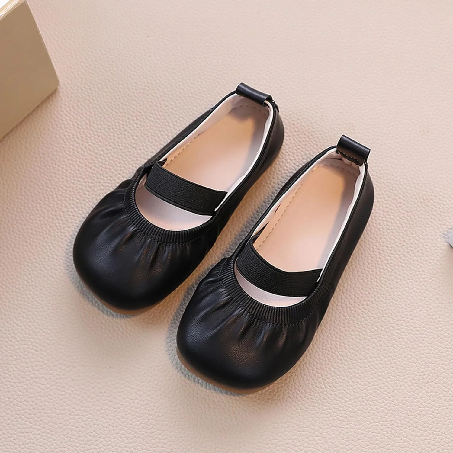 Toddler Flower Girl Dress Shoes Girl Party School Shoes Square Toe Ballerina Ballet Flat Wedding Girl Casual Girls Shoes