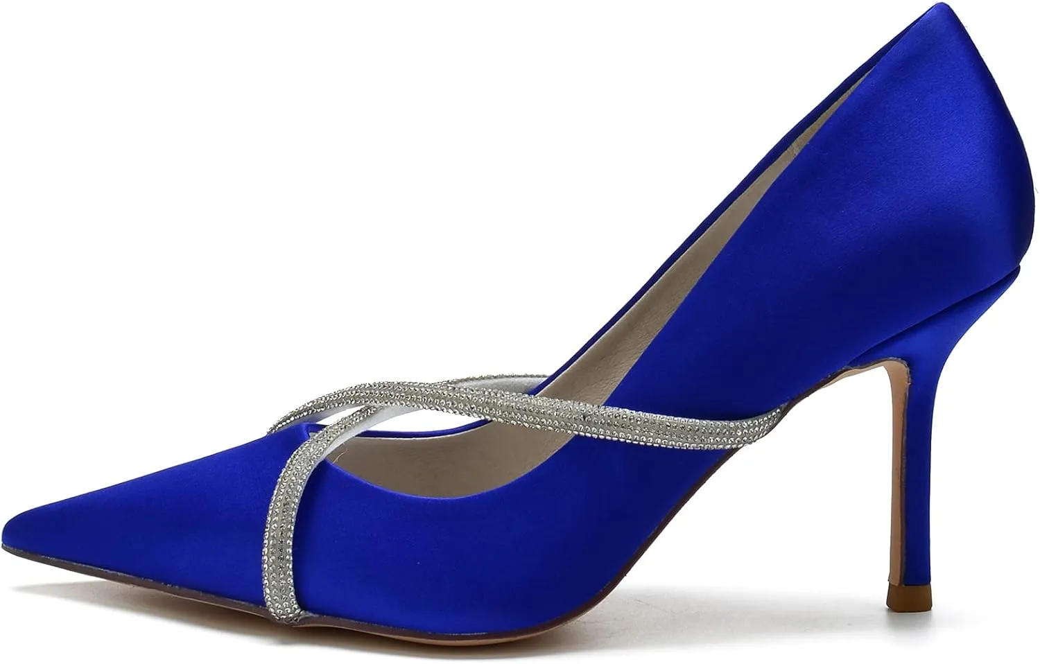 Women's Classic Closed Pointed Toe Stiletto High Heels Pumps Shoes for Party Evening Wedding