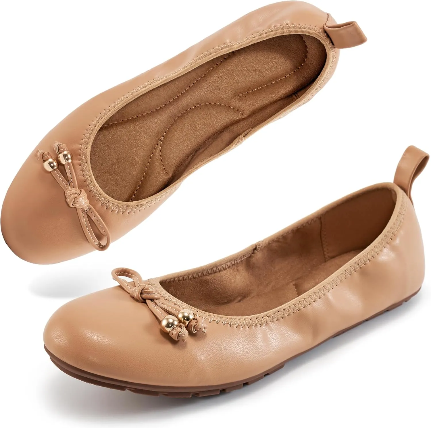 Womens Flats Ballet for Work: Dress Comfortable Walking Flat - Casual Ladies Wedding Shoe