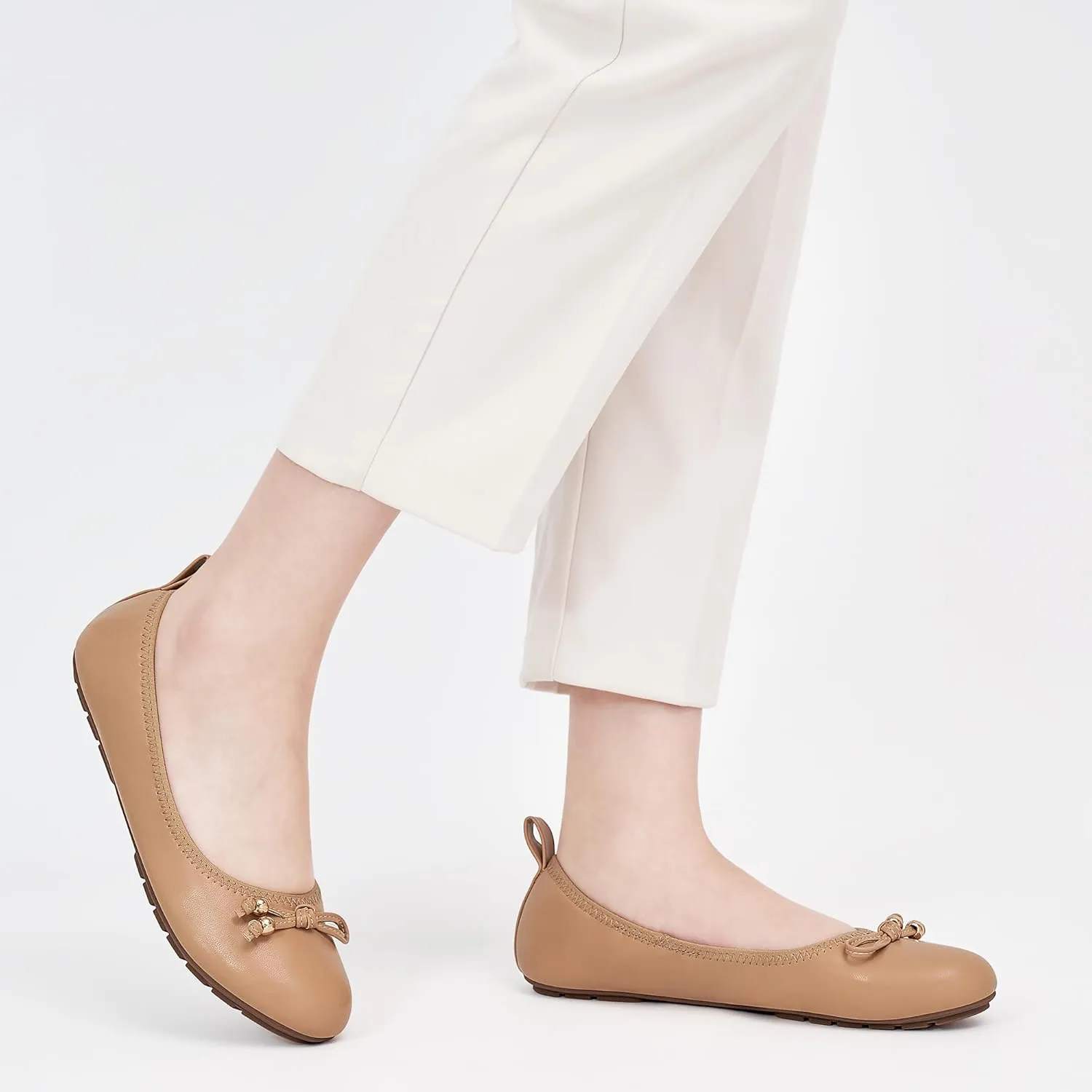 Womens Flats Ballet for Work: Dress Comfortable Walking Flat - Casual Ladies Wedding Shoe