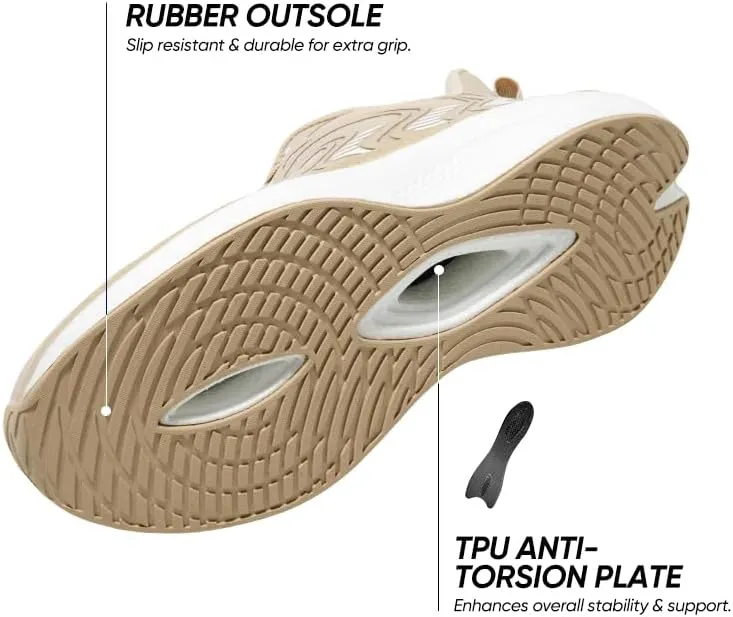 Women's Running Walking Tennis Shoes Comfortable Non-Slip FlyLife Breathable Athletic Workout Gym Cross Trainer Sports Sneakers