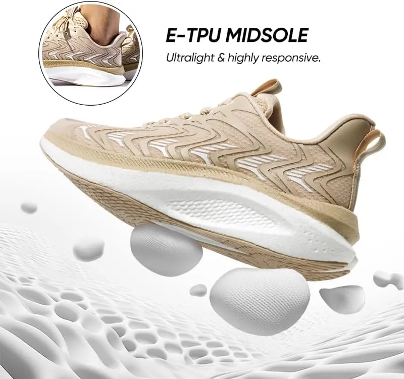 Women's Running Walking Tennis Shoes Comfortable Non-Slip FlyLife Breathable Athletic Workout Gym Cross Trainer Sports Sneakers